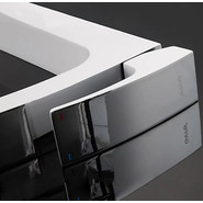 Смеситель для раковины высокий Gappo Jacob G1007-18, белый/хром - фото 6