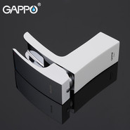 Смеситель для раковины Gappo Jacob G1007-30, белый/хром - фото 3