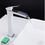 Смеситель для раковины высокий Gappo Jacob G1007-31, белый/хром - фото 4