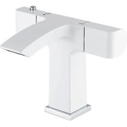 Смеситель для раковины с термостатом Gappo G1007-50, белый/хром - фото 