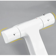 Смеситель для раковины с термостатом Gappo G1007-50, белый/хром - фото 5