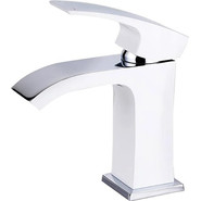 Смеситель для раковины Gappo Jacob G1007-8, белый/хром - фото 