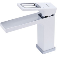 Смеситель для раковины Gappo Futura G1017-8, белый/хром - фото 