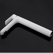 Смеситель для раковины высокий Gappo Noar G1048-2, белый/хром - фото 4