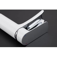 Смеситель для раковины Gappo Noar G1048-8, белый/хром - фото 4