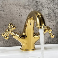 Смеситель для раковины Gappo G1089-6, золото - фото 2