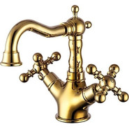 Смеситель для раковины Gappo G1389-6, золото - фото 