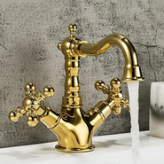 Смеситель для раковины Gappo G1389-6, золото - фото 2