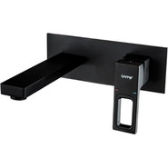 Смеситель для раковины настенный Gappo Futura G1017-16, черный - фото 