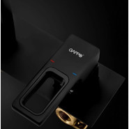 Смеситель для раковины настенный Gappo Futura G1017-16, черный - фото 3