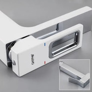 Смеситель для раковины с гигиеническим душем Gappo Futura G1017-1, белый/хром - фото 4