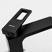 Смеситель для раковины Gappo G1017-6, черный - фото 4