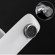 Смеситель для раковины с гигиеническим душем Gappo Noar G1048-1, белый/хром - фото 6