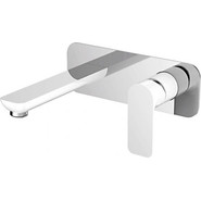 Смеситель для раковины настенный Gappo G1048-22, белый/хром - фото 