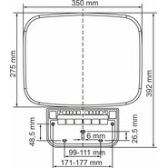 Сиденье для душа WasserKraft SS401, белый - фото 2