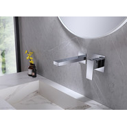 Смеситель для раковины настенный Abber Daheim AF8212 (со скрытой частью), Цвет производителя: хром - фото 2