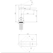Смеситель для раковины Abber Weiss Insel AF8010B, черный матовый, Цвет производителя: чёрный матовый - фото 3