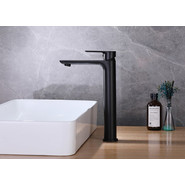 Смеситель для раковины высокий Abber Weiss Insel AF8011B, черный матовый, Цвет производителя: чёрный матовый - фото 2