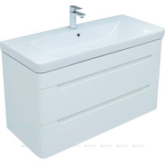 Тумба подвесная с раковиной Aquanet София 105 см 274116, белый - фото 6