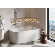 Ванна акриловая Vagnerplast Melite 160x105 см 76411 R - фото 3