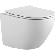 Унитаз подвесной безободковый Aquatek Европа AQ1901-00 с тонкой крышкой микролифт - фото 