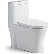 Унитаз-компакт безободковый SantiLine SL-5010 с крышкой микролифт - фото 