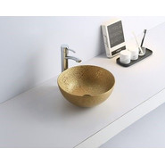 Раковина-чаша CeramaLux NC 41 см 7226SJ, золото - фото 
