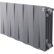 Радиатор Royal Thermo Piano Forte 350 Silver Satin 800х380 мм (10 секций) - фото 