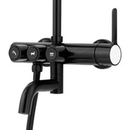 Душевая стойка Cezares ECO-CVD-NOP, чёрный матовый, Цвет производителя: чёрный матовый - фото 2