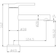 Смеситель для раковины BelBagno Etna ETN-LVM-IN, сатин - фото 2