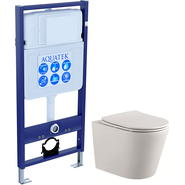 Инсталляция Aquatek Standart 50 INS-0000012 с подвесным унитазом Aquatek Вега AQ1905-00 - фото 