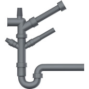 Арматура для измельчителя Omoikiri NA-01 4956655, серый - фото 