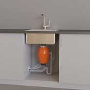 Арматура для измельчителя Omoikiri NA-01 4956655, серый - фото 2