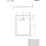 Поддон акриловый Radaway Doros F 90х70 см SDRF9070-01 - фото 3