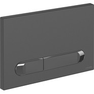 Кнопка смыва Cersanit Estetica A64112, черный матовый/хром - фото 2