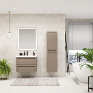 Пенал подвесной Art&Max AM-Platino-1500-2A-SO-CM 40 см, капучино матовый - фото 2