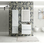 Пенал подвесной Art&Max AM-Techno-1600-AC-SO-MR960-L 40 см, монти мрамор - фото 3