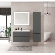 Пенал подвесной Art&Max AM-Techno-1600-AC-SO-ZB815-R 40 см, смоки софт - фото 2