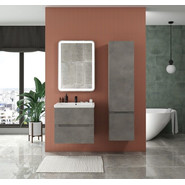 Пенал подвесной Art&Max AM-Techno-1600-AC-SO-FC305-R 40 см, айс какао - фото 3