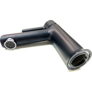 Смеситель для раковины с лейкой для биде Haiba HB12805-7, черный/хром - фото 2