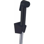 Смеситель для раковины с лейкой для биде Haiba HB12805-7, черный/хром - фото 4