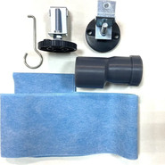 Трап Haiba 50 см HB93500-7, нержавеющая сталь, чёрный матовый - фото 6