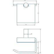 Держатель для туалетной бумаги Haiba HB8403 - фото 2