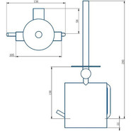 Держатель для туалетной бумаги Haiba HB8411 - фото 2