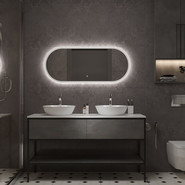 Зеркало Art&Max Bari Led 120 см AM-Bar-500-1200-DS-F-White - фото 3