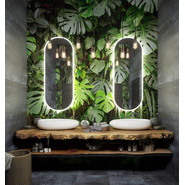 Зеркало Art&Max Bari Led 120 см AM-Bar-500-1200-DS-F-White - фото 4