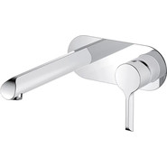 Смеситель для раковины настенный Gappo G1003-28, белый/хром - фото 