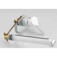 Смеситель для раковины настенный Gappo G1003-28, белый/хром - фото 3