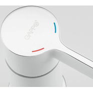 Смеситель для ванны Gappo G1103-8, белый/хром - фото 5