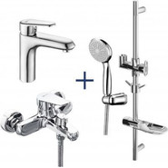 Набор смесителей 3 в 1 для ванны Lemark LM0380C - фото 